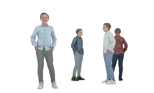 The Modern Boy 3d model