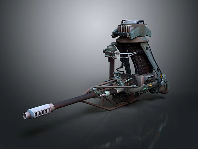 Vintage Industrial Metal Home Decor With Long Pipe Structure And Rustic Finish 3d model Vintage Industrial Metal Home Decor With Long Pipe Structure And Rustic Finish 3d model