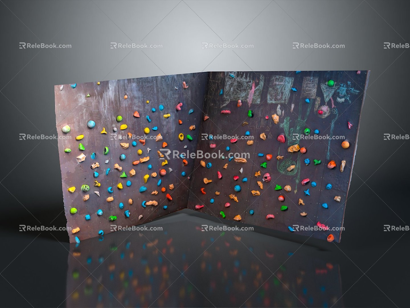 Rock Climbing Rock Climbing Wall Rock Block Rock Block Rock Specimen Boulder Boulder Boulder Boulder 3d model