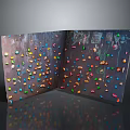 Rock Climbing Rock Climbing Wall Rock Block Rock Block Rock Specimen Boulder 3d model