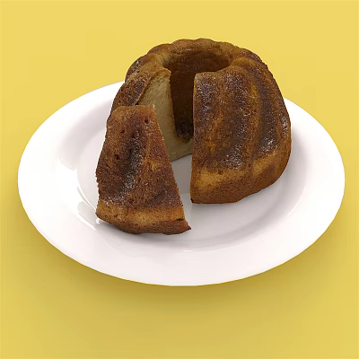 Modern Bread 3d model Modern Bread 3d model