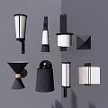 Modern wall lamp 3d model