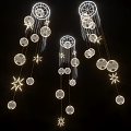 Atrium chandelier 3d model