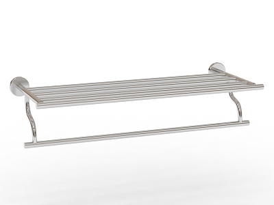 Modern Towel Bar 3d model