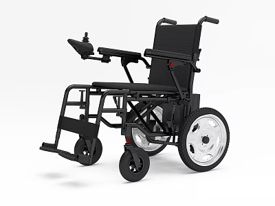 Lightweight Foldable Electric Wheelchair Medical Mobility Aid With Comfortable Seating And Durable Frame 3d model