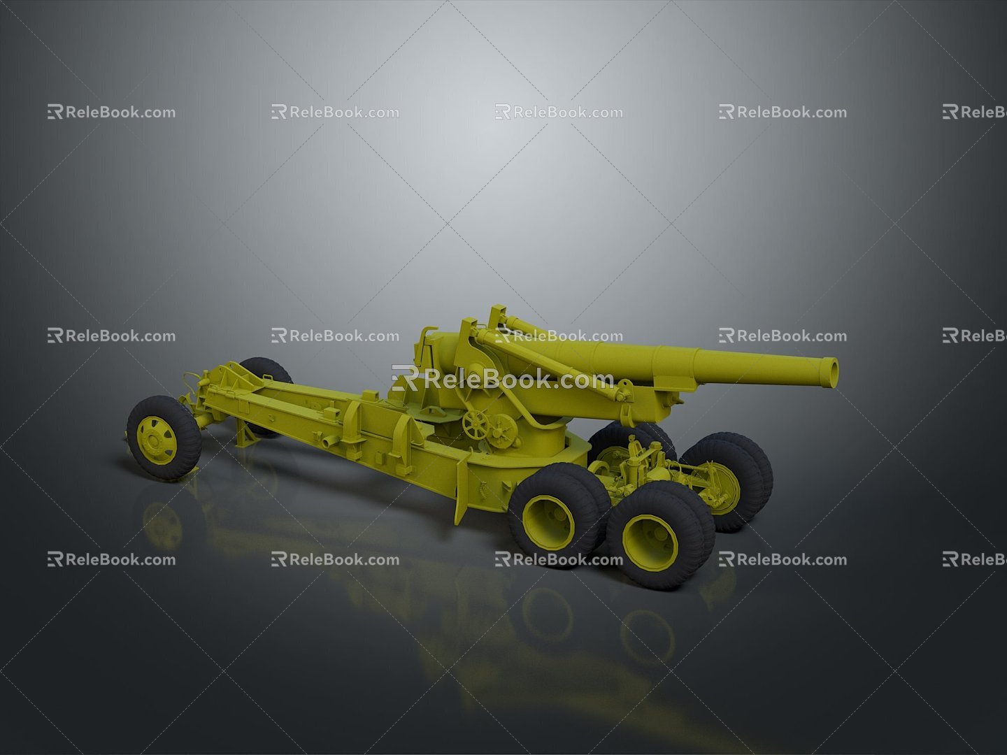 Artillery Gun Artillery Ship Gun Gun Siege Gun Cannon Anti-aircraft Breaking Heavy Gun Heavy Gun 3d model