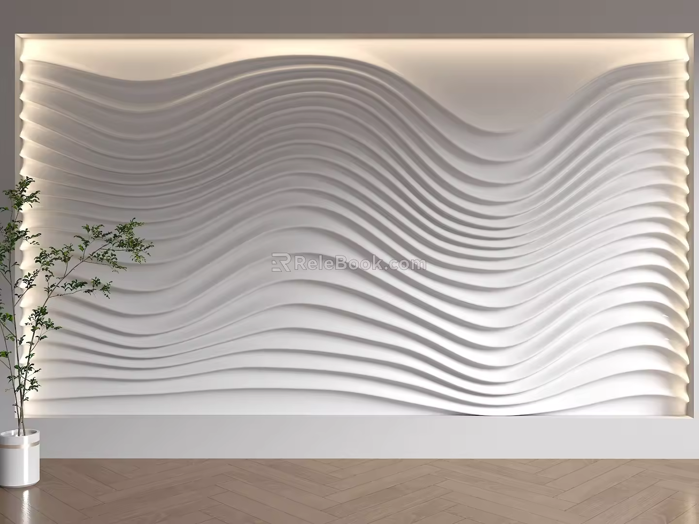 Three-dimensional wave background wall special-shaped corrugated background wall wave background wall sofa background water pattern background wall special-shaped background wall wave wall panel 3d model