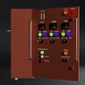 Air startup of distribution box relay 3d model