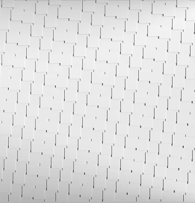 Minimalist Modern Wall Decor With Geometric Lines Grid Pattern And Black Accents On White Background 3d model