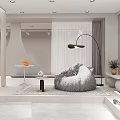 Modern Public Office Space Interior Design With Open Layout Sofas And Green Plants