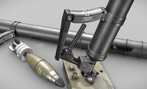 M224 Mortar 3d model