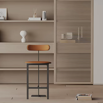 Modern Bar Chair 3d model