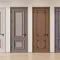 Stylish Hinged Doors with Diverse Panel Designs and Multiple Color Choices