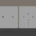 Clean White Modern Wardrobes With Cabinet Doors Drawers And Minimal Design