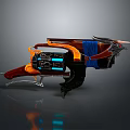 Crossbow Mechanical Crossbow Shift Bow and Arrow Shoot Far Equipment Weapons High-tech Crossbow 3d model