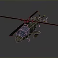 Military Green Twin Rotor Helicopter 3D Model With Detailed Aerodynamic Design