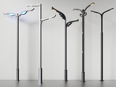 Outdoor street light lawn lamp 3d model