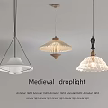 Medieval Antique Artistic Pendant Lights with Unique Creative Classical Elegant Luxurious Design