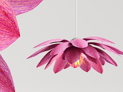 Modern special-shaped chandelier lotus chandelier model