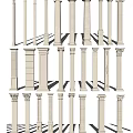 European Roman Column 3d model