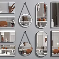 Modern Decorative Mirrors In Various Shapes For Interior Home Furniture And Lighting