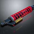 High Quality Hardware Tool Shock Absorber With Red Spring Black Body And Golden Component
