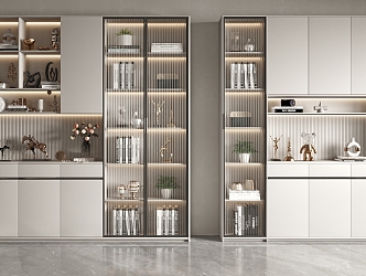 Modern Wine Cabinet 3d model