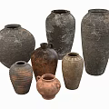 Do the old jar rough jar clay jar 3d model