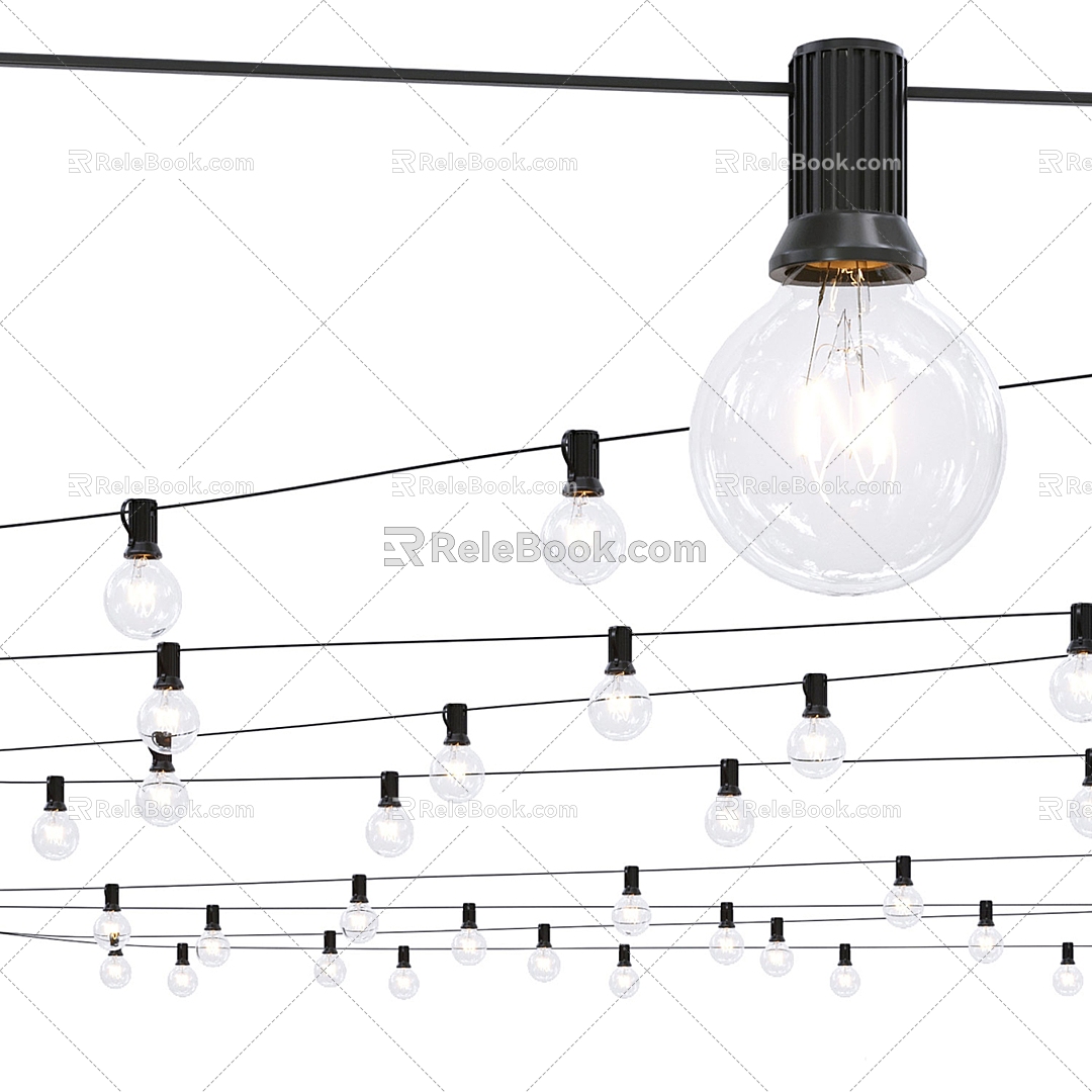 Modern light bulb 3d model