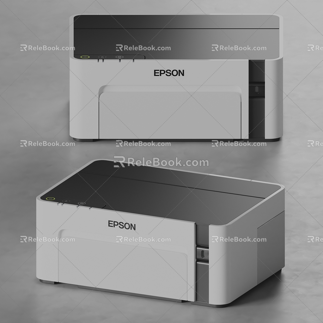 Modern Printers 3d model