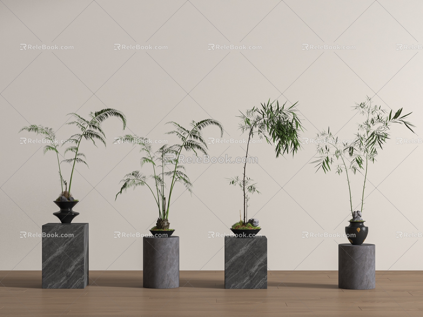 New Chinese Potted Plant Floor model