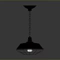 Modern Black Hanging Chair With Metal Chain And Bowl Shaped Seat Design