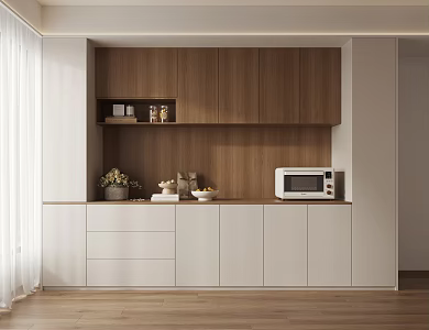 Sideboard Cabinet Wine Cabinet Bookcase 3d model