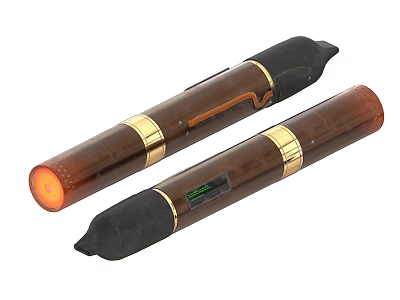 Brown And Gold Electric Heating Devices With Display For Food Warming Functions 3d model