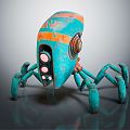 Industrial LOFT robot spider robot spider robot 3d model