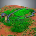 snake cobra venomous snake python reptile cold-blooded animal reptile 3d model