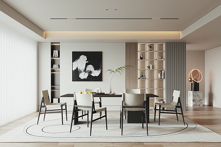 Modern Restaurant 3d model