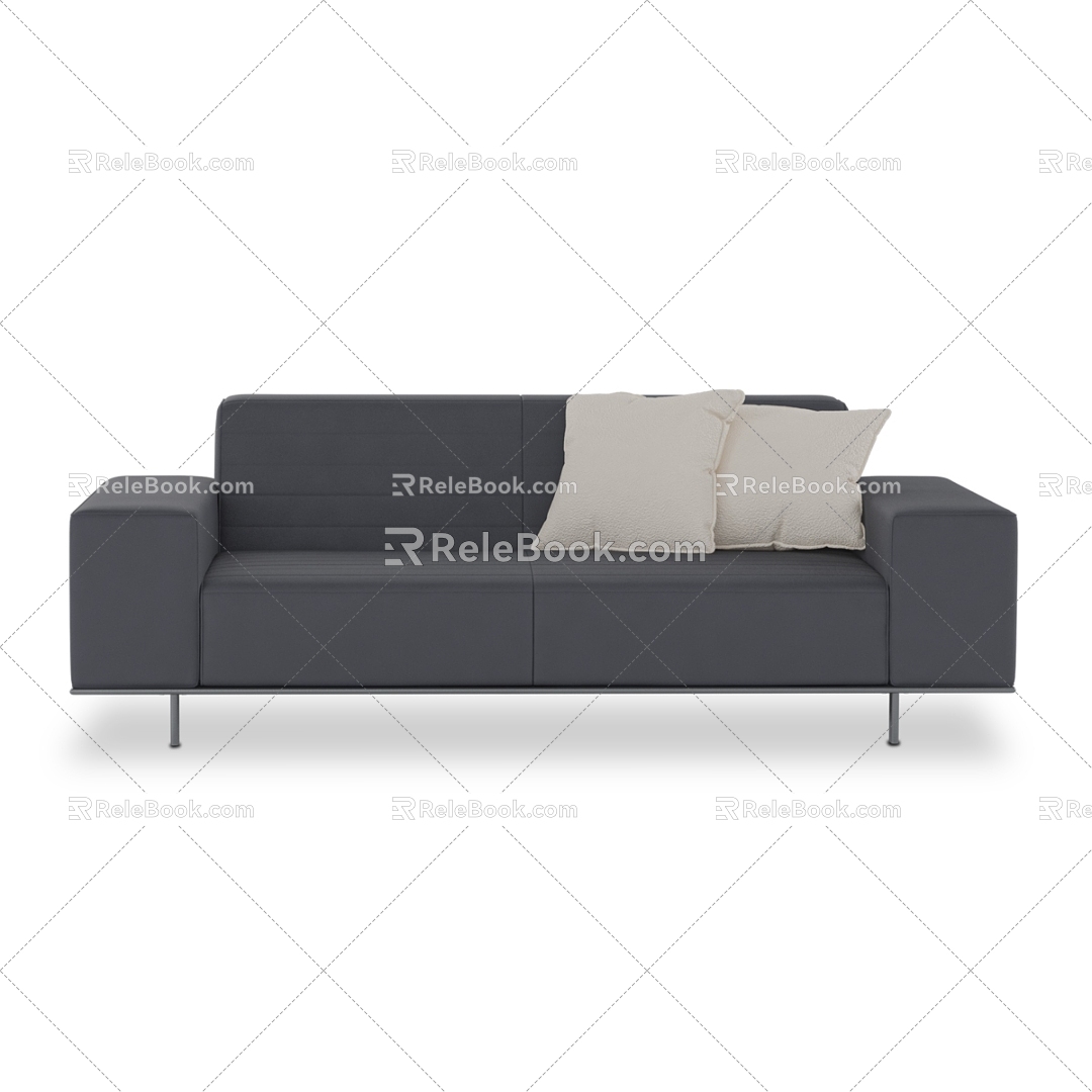 Double sofa 3d model