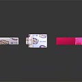 Zebra Zebra Bubble Gum With Pink Packaging And Small Packs Design