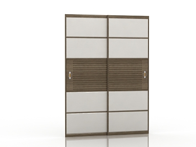 Wardrobe sliding door 3d model