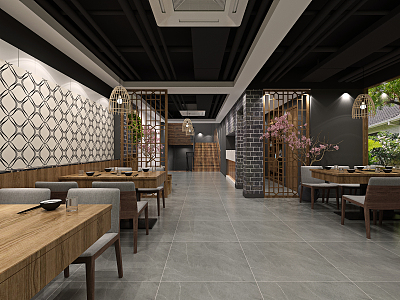 New Chinese Restaurant 3d model