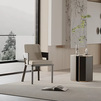 Modern Dining Chair 3d model