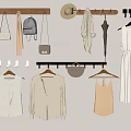 Wooden Wall Mounted Hooks for Hanging Hats Bags Clothes and Accessories