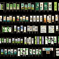 Multiple Colorful Billboards With Various Designs Text Elements And Arranged Layouts