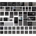 Modern switch socket switch 3d model
