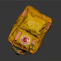 Yellow Emergency Survival Bag With Red Logo For Home Essential Supplies