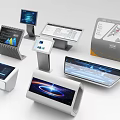 Self-service all-in-one inquiry machine 3d model
