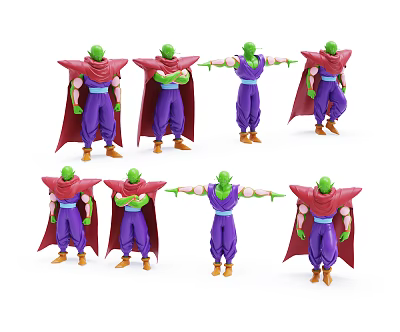 Modern anime character Bic Grand Devil 3d model Modern anime character Bic Grand Devil 3d model