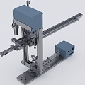 Five-axis servo manipulator production equipment workbench 3d model