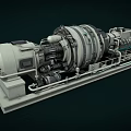 Industrial Heavy duty Machinery With Cylindrical Body Pipes And Metal Support Frame